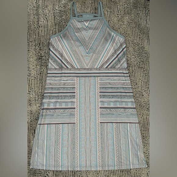 Prana Ardor Agave Samba Athletic Sleeveless Athleisure Dress Women’s Size L - Picture 2 of 10